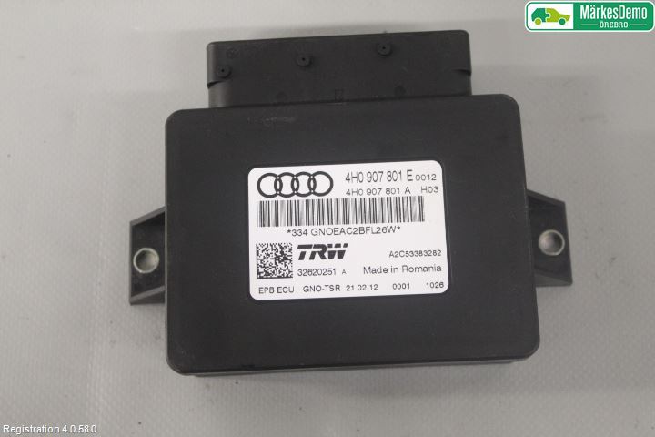 Parkeringsbremsemodul / styrboks (EPB) AUDI A7 Sportback (4GA, 4GF)