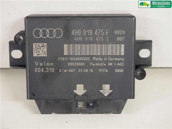 Pdc kontrollenhet (parkeringsavstandskontroll ) AUDI A7 Sportback (4GA, 4GF)