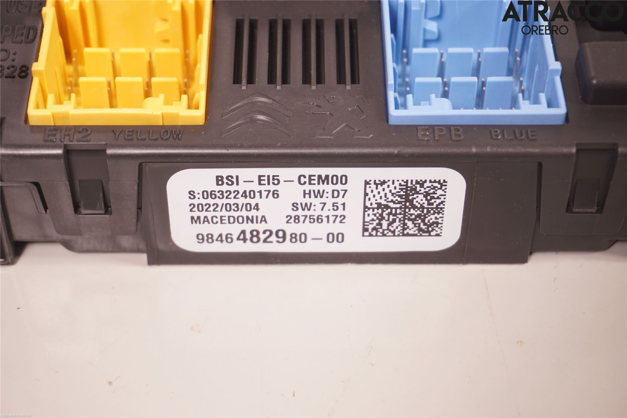 Peugeot 3008 SUV (M_) Fuse box 1675487280, 9846482980