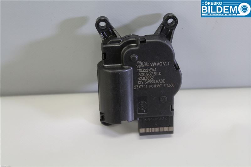 Servomoteur Volet D'air Recirculation - Acier Inoxydable, Compatible Audi A3 Q3 | Pièce De Rechange Fiable 5Q0 907 511 H