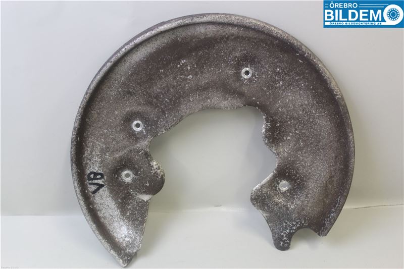 Brake disc dust cover plates