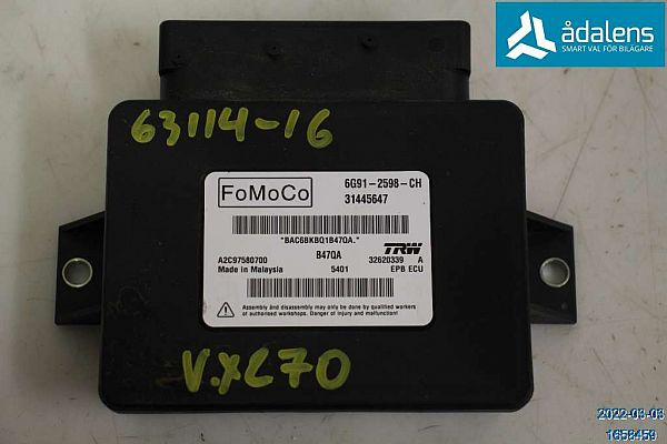 Parking brake Module / control box (EPB) VOLVO XC70 II (136)