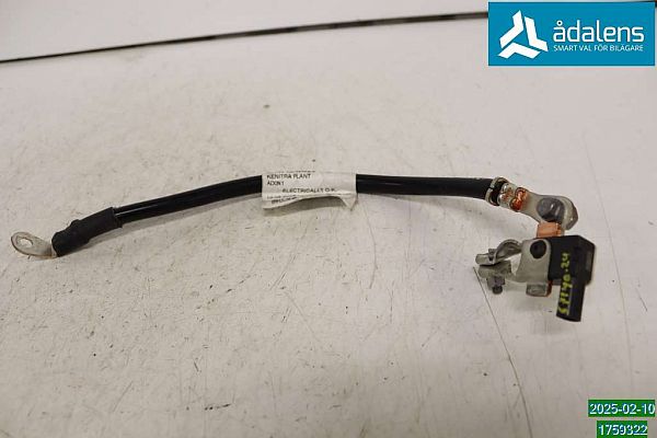 Negative earth cable battery