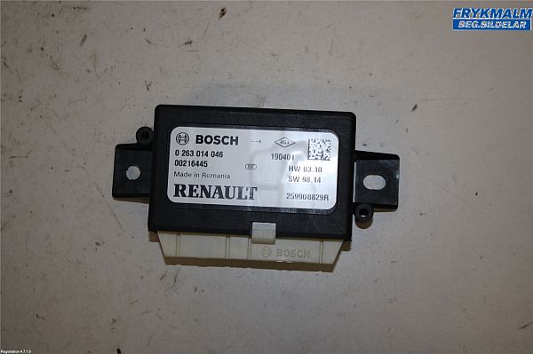 Pdc kontrollenhet (parkeringsavstandskontroll ) RENAULT CAPTUR I (J5_, H5_)