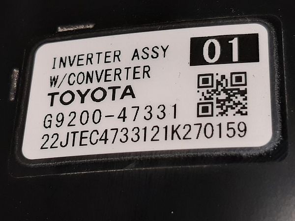 Convertisseur / Inverteur - Électrique TOYOTA C-HR (_X1_)