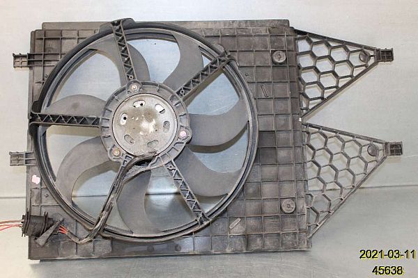 Radiator fan electrical SKODA FABIA II (542)