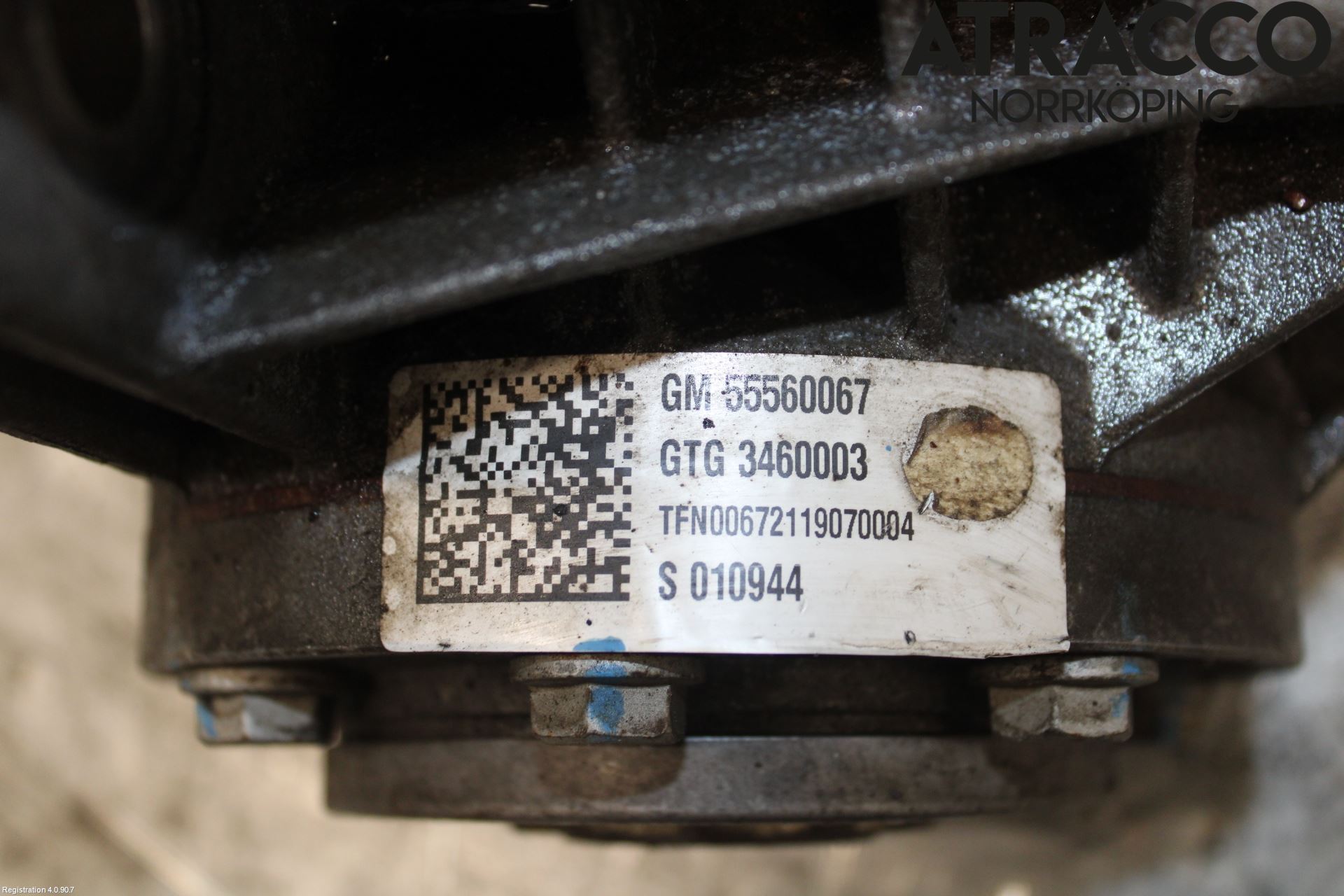 55560067 : Transfer - gear-box and Front axle assembly lump