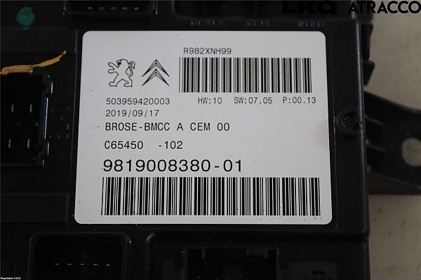 Bagklap styreenhed CITROËN C5 AIRCROSS