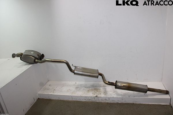 Abgas komplett ohne Katalysator