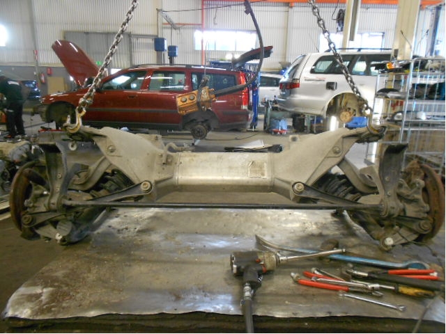 Rear axle assembly - complete PEUGEOT 407 SW (6E_)