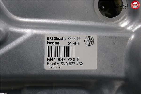 Raamhevel, 2-deurs (kabel) VW TIGUAN (5N_)