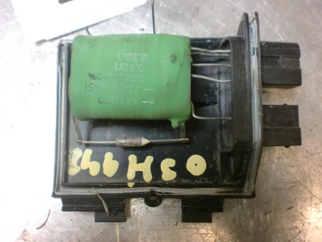 Heater blower motor resistor