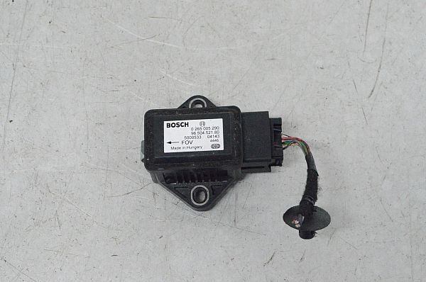 ESP acceleration yaw rate sensor