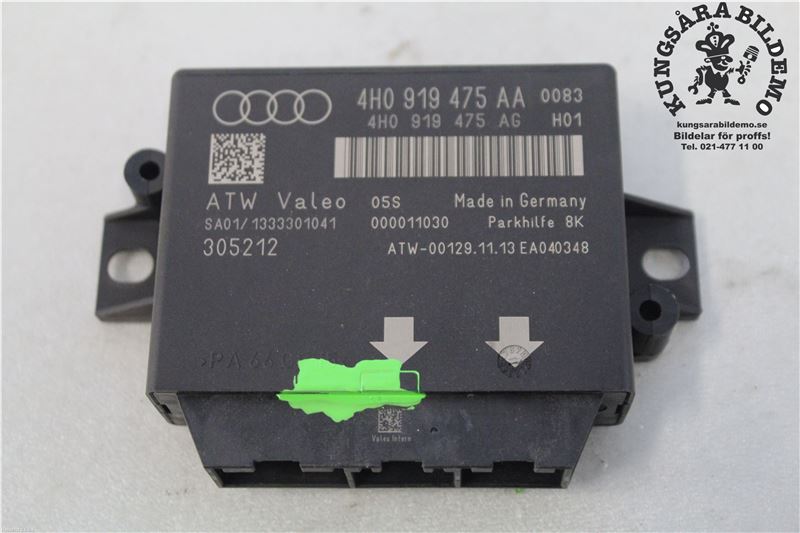 Pdc styreenhed (park distance control) AUDI A6 Avant (4G5, 4GD, C7)