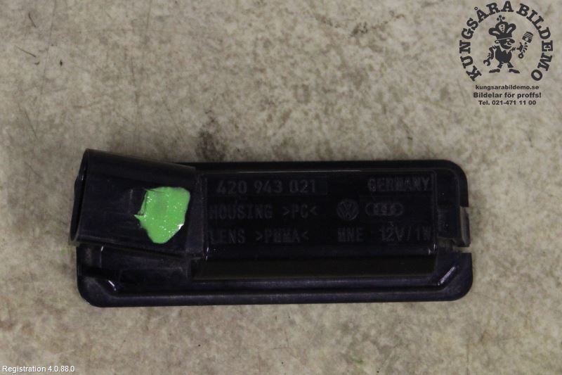 Verlichting kentekenplaat AUDI R8 Spyder (4S9, 4SR)