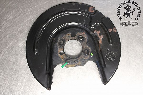 Brake disc dust cover plates