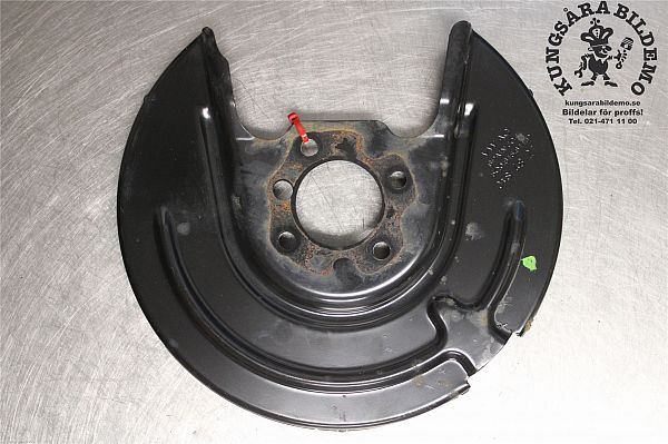 Brake disc dust cover plates