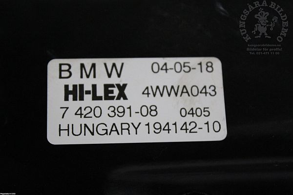 Raamhevel, 2-deurs (kabel) BMW X2 (F39)