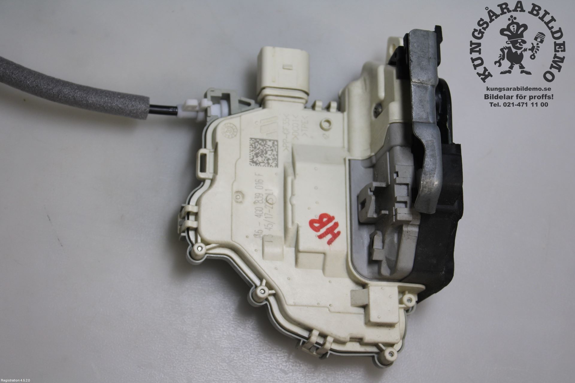 Serrure De Porte Arrière Conducteur D'origine Pour Audi A4 B9 (2016-2019) - Réf : 4G0 839 016 F