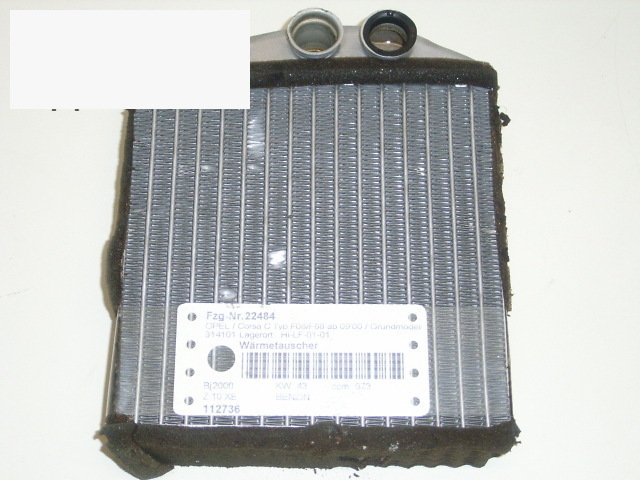 Heating element OPEL CORSA C (X01)