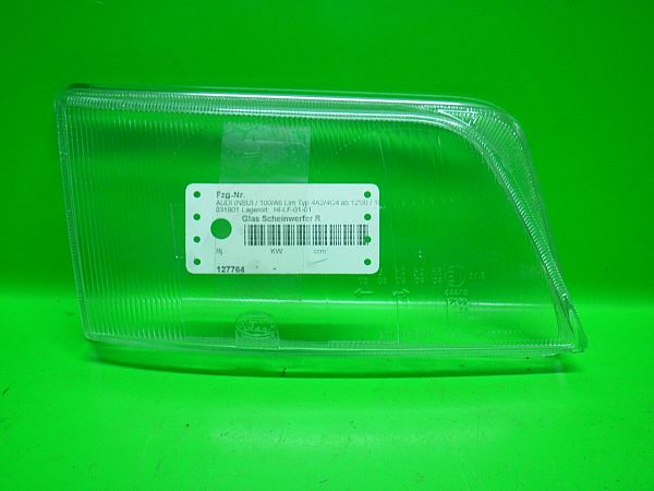 Frontlykt glass AUDI A6 (4A2, C4)