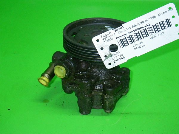 Power steering pump RENAULT CLIO Mk II (BB_, CB_)