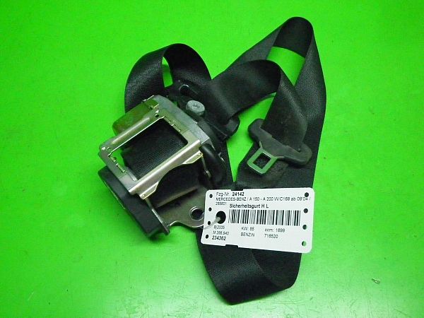 Sikkerhedssele - bag MERCEDES-BENZ A-CLASS (W169)