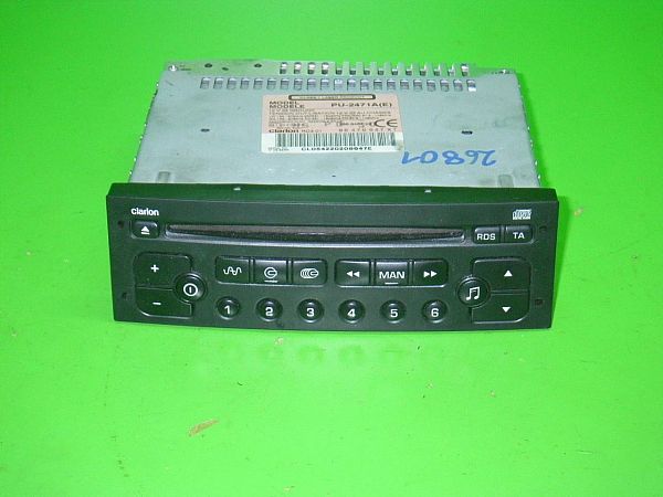 Wyświetlacz radia i akcesoria audio PEUGEOT 307 (3A/C)