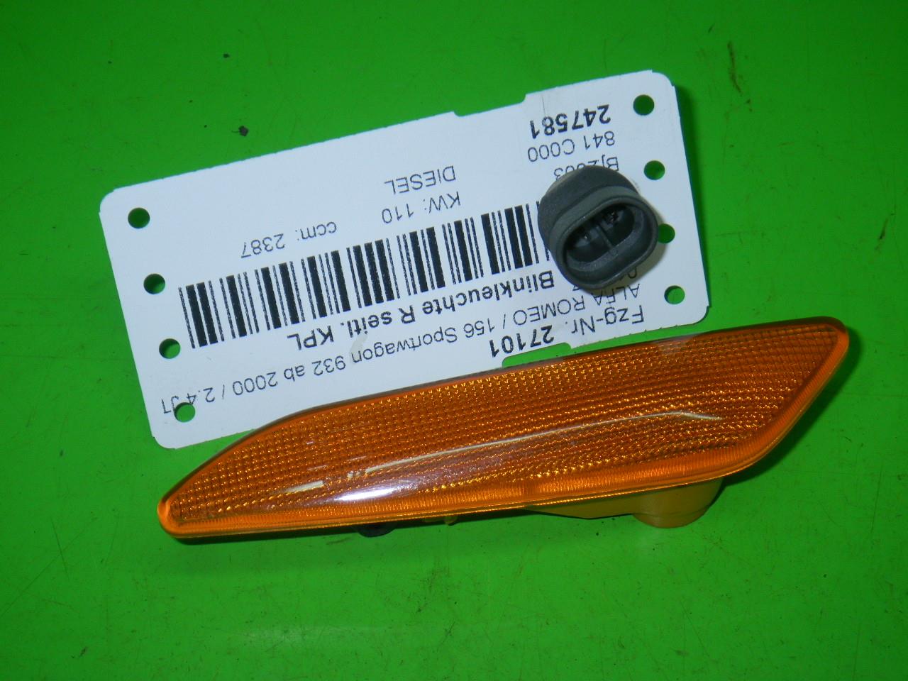 Seiten Blinker-Kotflügel ALFA ROMEO 156 Sportwagon (932_)