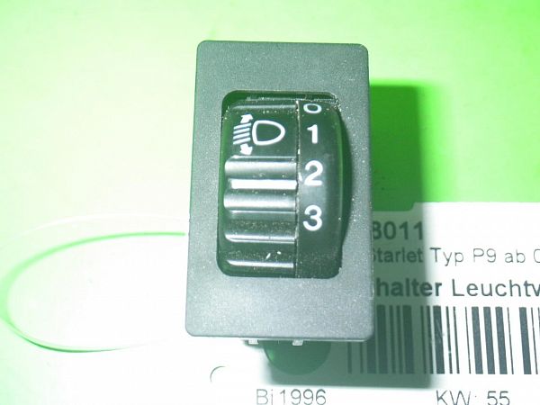 Switch - light adjuster TOYOTA STARLET (_P9_)
