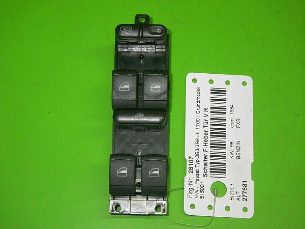 Switch - electrical screen heater VW PASSAT (3B3)