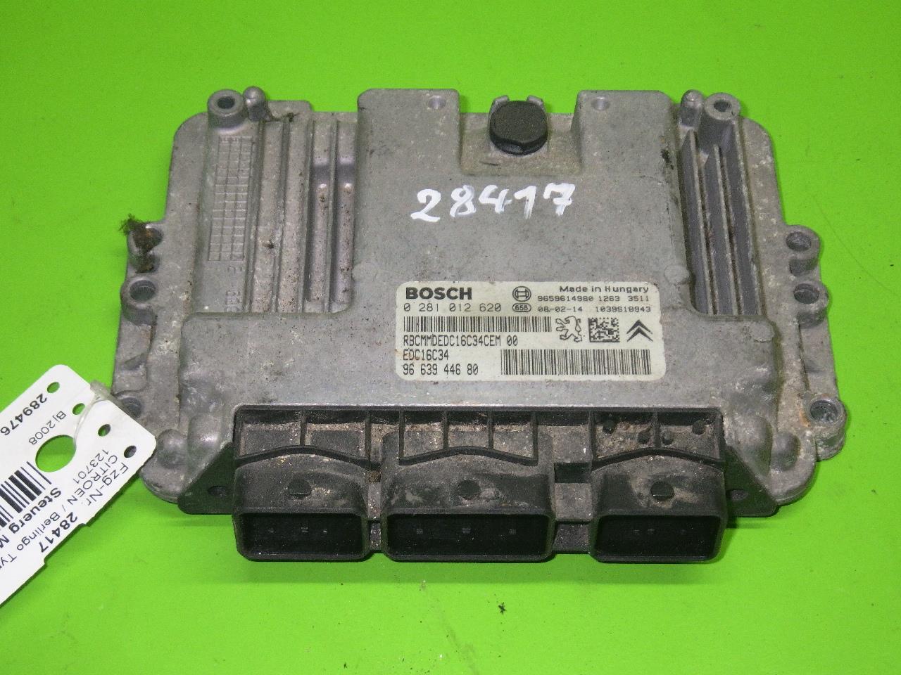 「iii」 Citroën Berlingo - Engine control unit (ECU) Berlingo