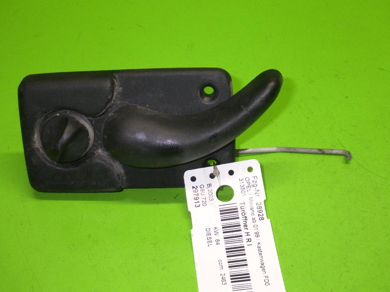 Handle - interior OPEL MOVANO Box (X70)