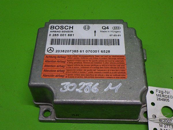 Airbag control module