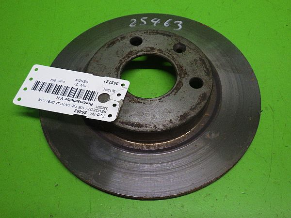 Brake disc PEUGEOT 106   (1A, 1C)