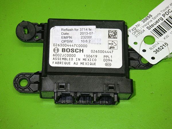 Pdc control unit (park distance control) OPEL INSIGNIA A Country Tourer (G09)