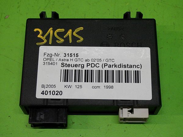 Sterownik asystenta parkowania PDC OPEL ASTRA H GTC (A04)