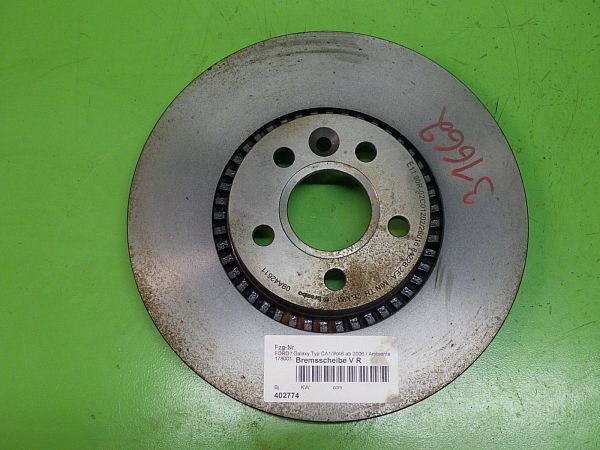 Brake disc FORD S-MAX (WA6)