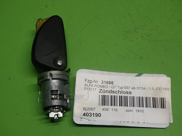Gear - ignition lock ALFA ROMEO GT (937_)