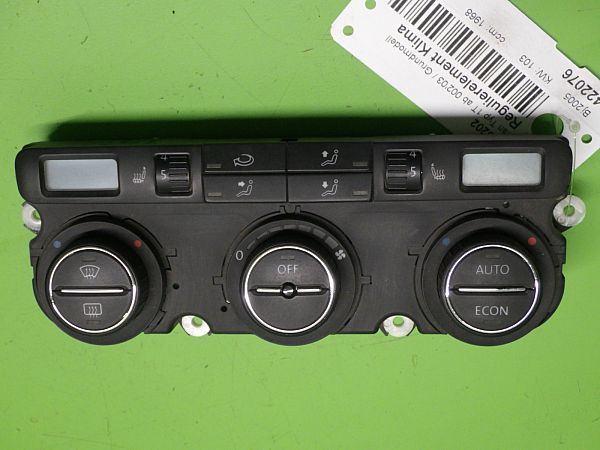 Styreenhet kupevarme VW TOURAN (1T1, 1T2)