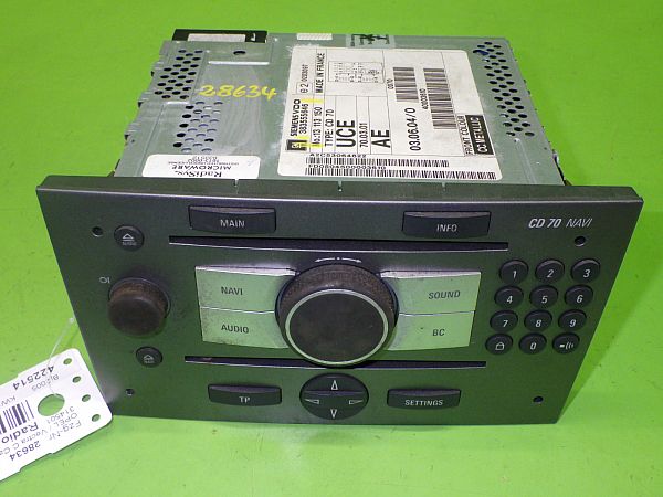 Gps/navigationsdele OPEL VECTRA C Estate (Z02)
