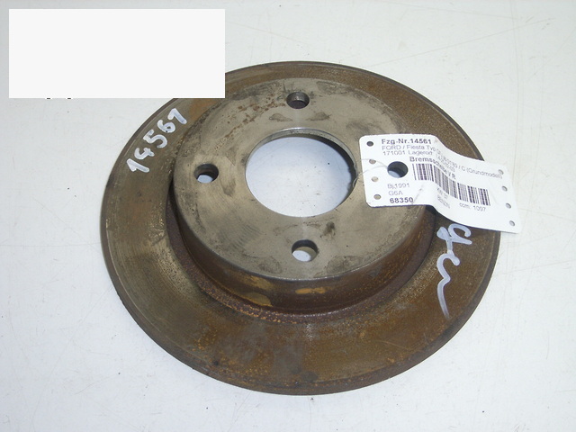 Brake disc FORD FIESTA Mk III (GFJ)