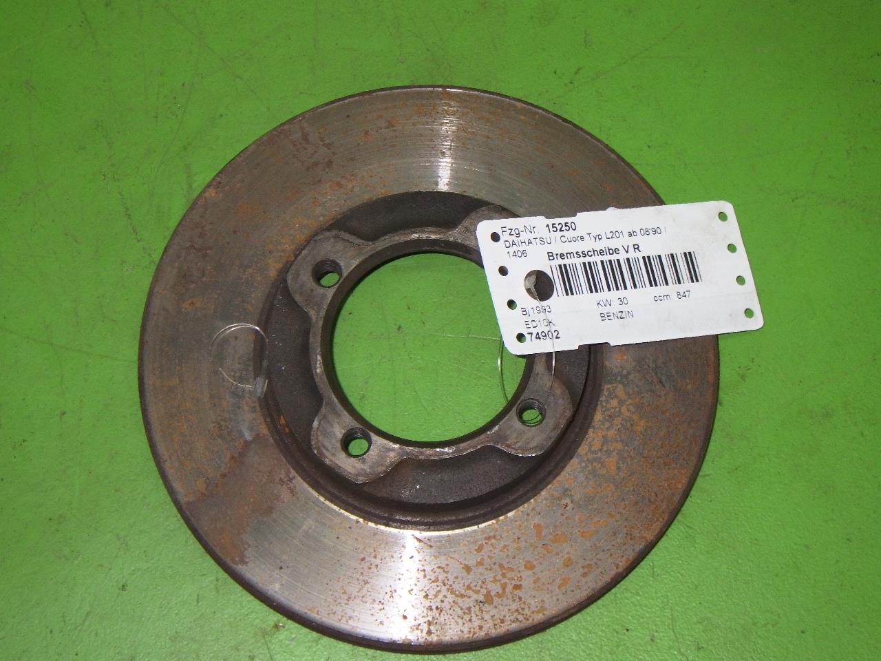 Bremsscheibe DAIHATSU MIRA III (L200, L201)