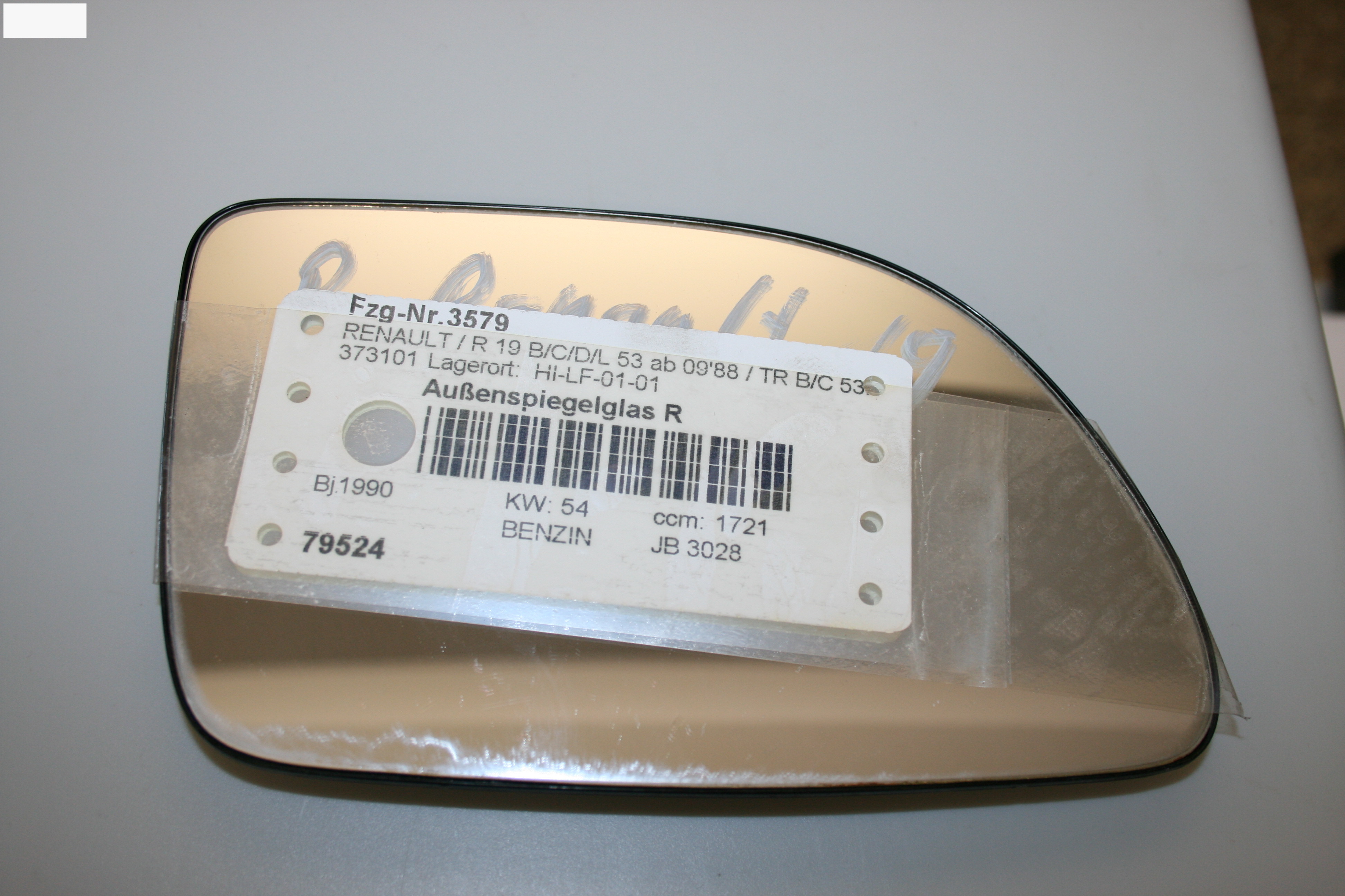 Spiegelglas RENAULT 19   (B/C53_)