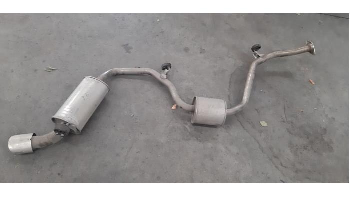 Abgas komplett ohne Katalysator TOYOTA AURIS (_E18_)