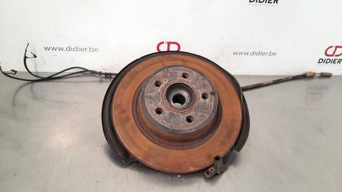 Wheel hub spindle