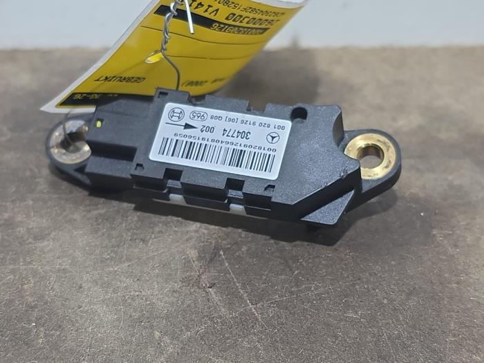 Airbag deployment crash sensor