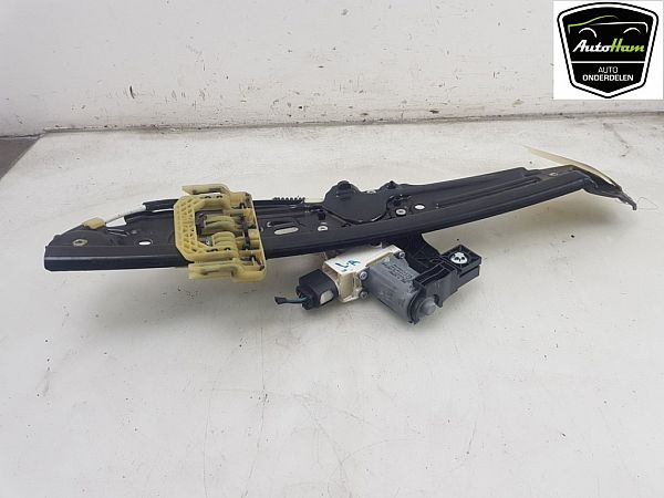 Door window regulator with motor
