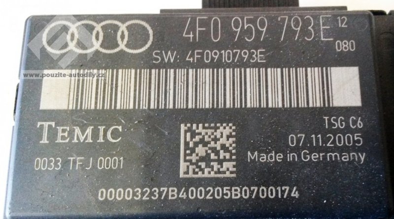 Centrallås - elboks AUDI A6 (4F2, C6)
