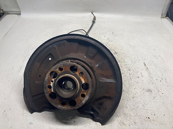 Wheel hub spindle